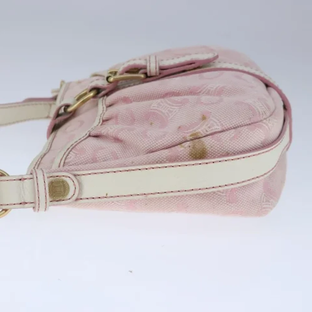 Celine Vintage Pre-owned Canvas celine-bags Pink Dames