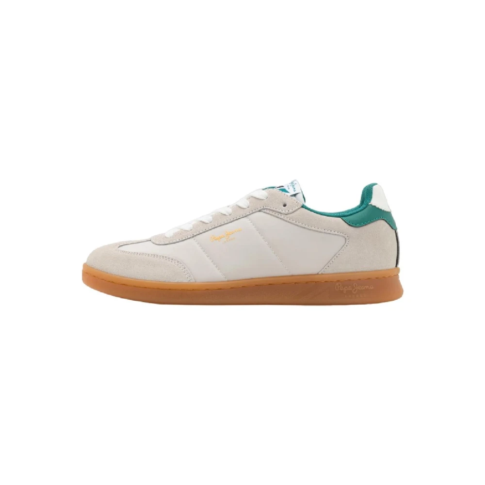 Pepe Jeans Men's Beige Contemporary Style Trainers For - Sneakers - 11 Uk - Shoes