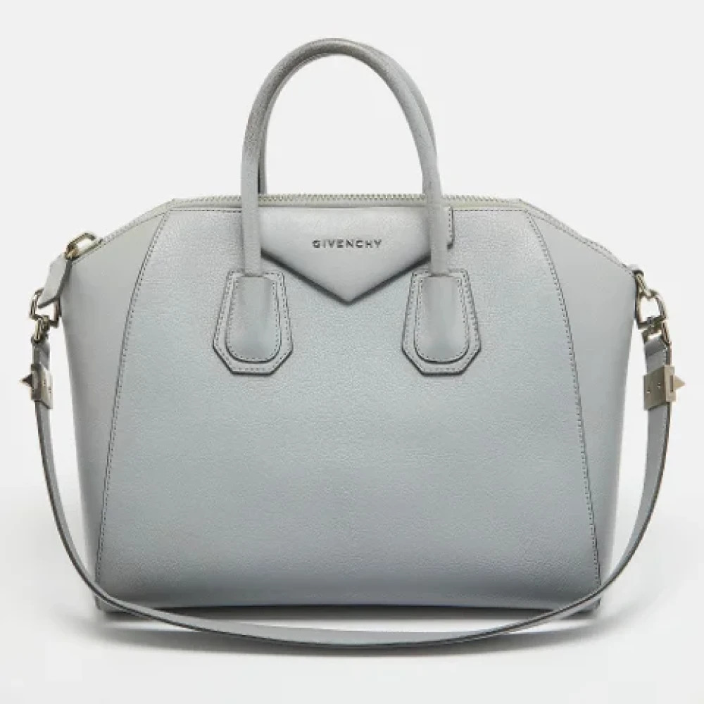 Givenchy Pre-owned Leather handbags Gray Dames