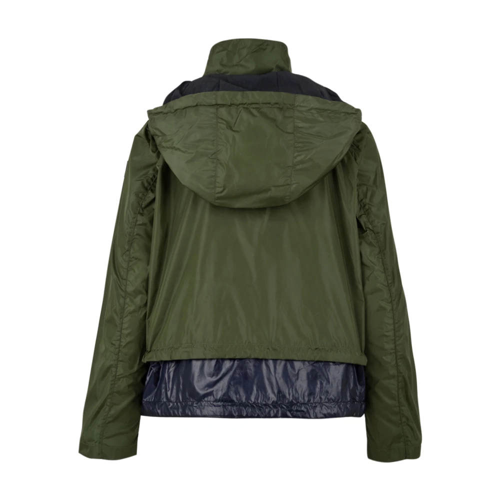 add Jas met ritssluiting aan de voorkant en verstelbare taille Green Dames