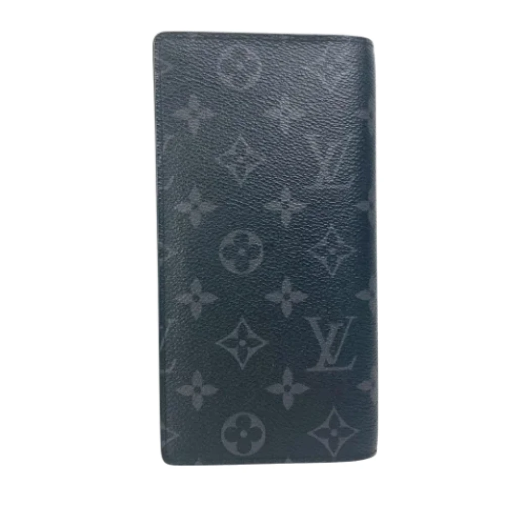 Louis Vuitton Vintage Pre-owned Fabric wallets Black Heren