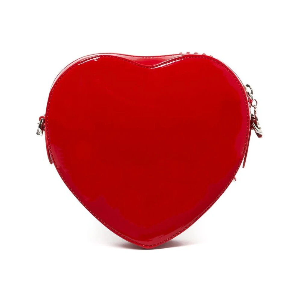 Stella Mccartney Rode Hart Snit Schoudertas Red Dames