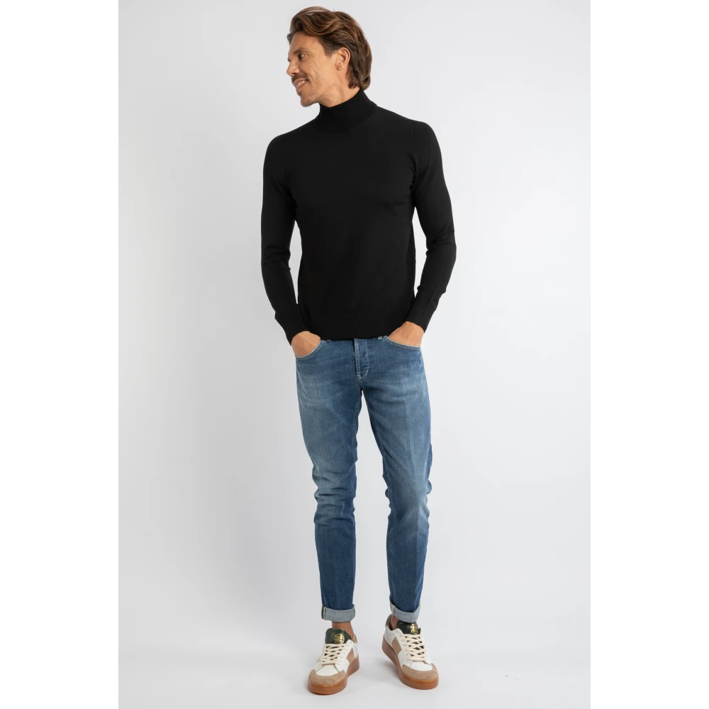 Gran Sasso Zwarte wollen coltrui Black Heren