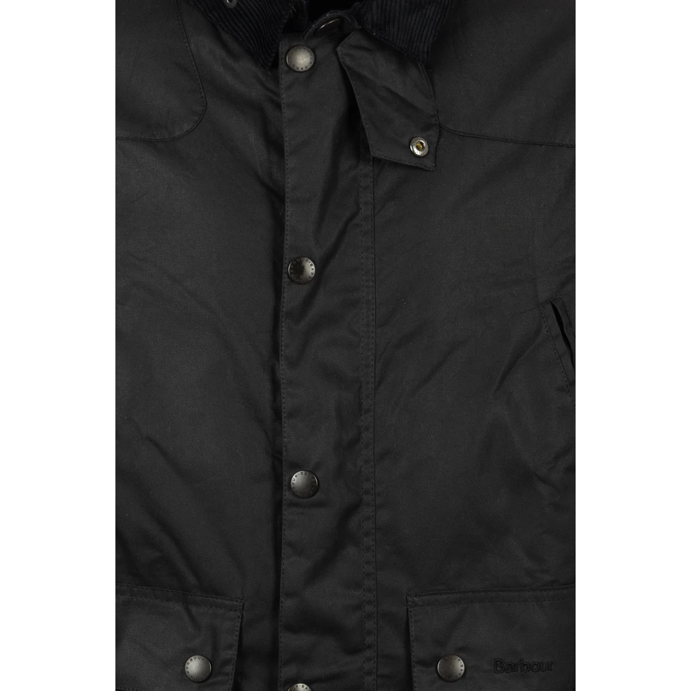 Barbour Blauwe Wax Reelin Jas Blue Heren