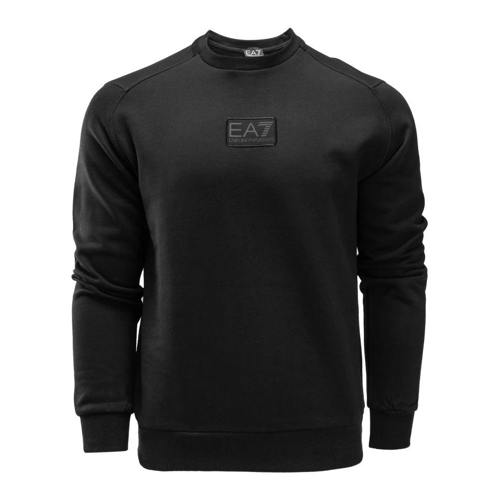 Emporio Armani EA7 Heren sweatshirt 96% katoen Black Heren