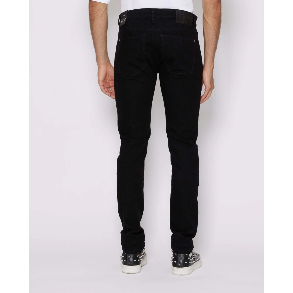 John Richmond Slim-fit Jeans Black Heren