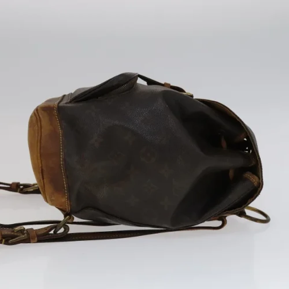 Louis Vuitton Vintage Pre-owned Canvas backpacks Brown Dames