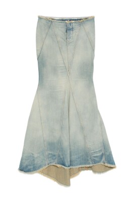 blue-panelled-skirt-frayed-hem
