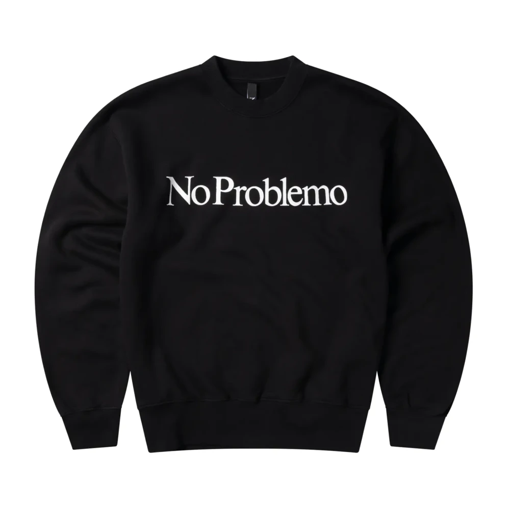 No Problemo Men's Black Logo Crewneck Sweatshirt - Sweatshirts - Xl - Sweatshirts & Hoodies
