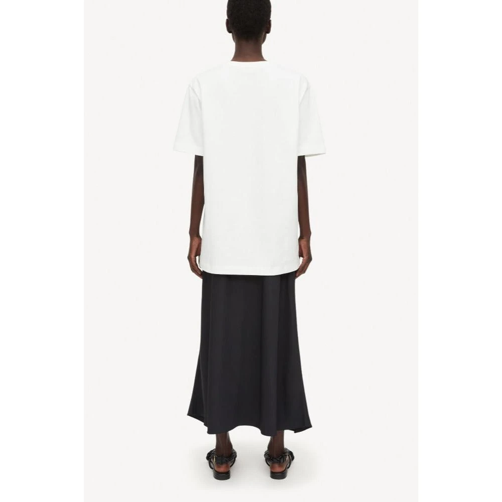 By Malene Birger Zwarte A-Lijn Midi Rok Boshan By Herenne Birger Gray Dames