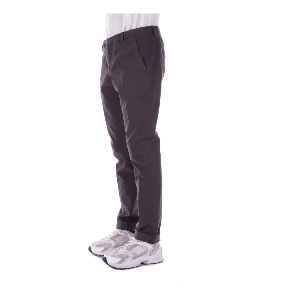 Dondup Bruine broek met ritssluiting Brown Heren