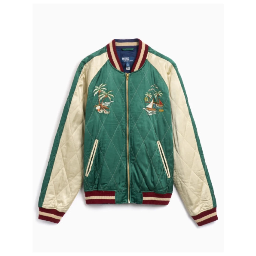 Polo Ralph Lauren Polynesisch Souvenir Bomberjack Green Heren