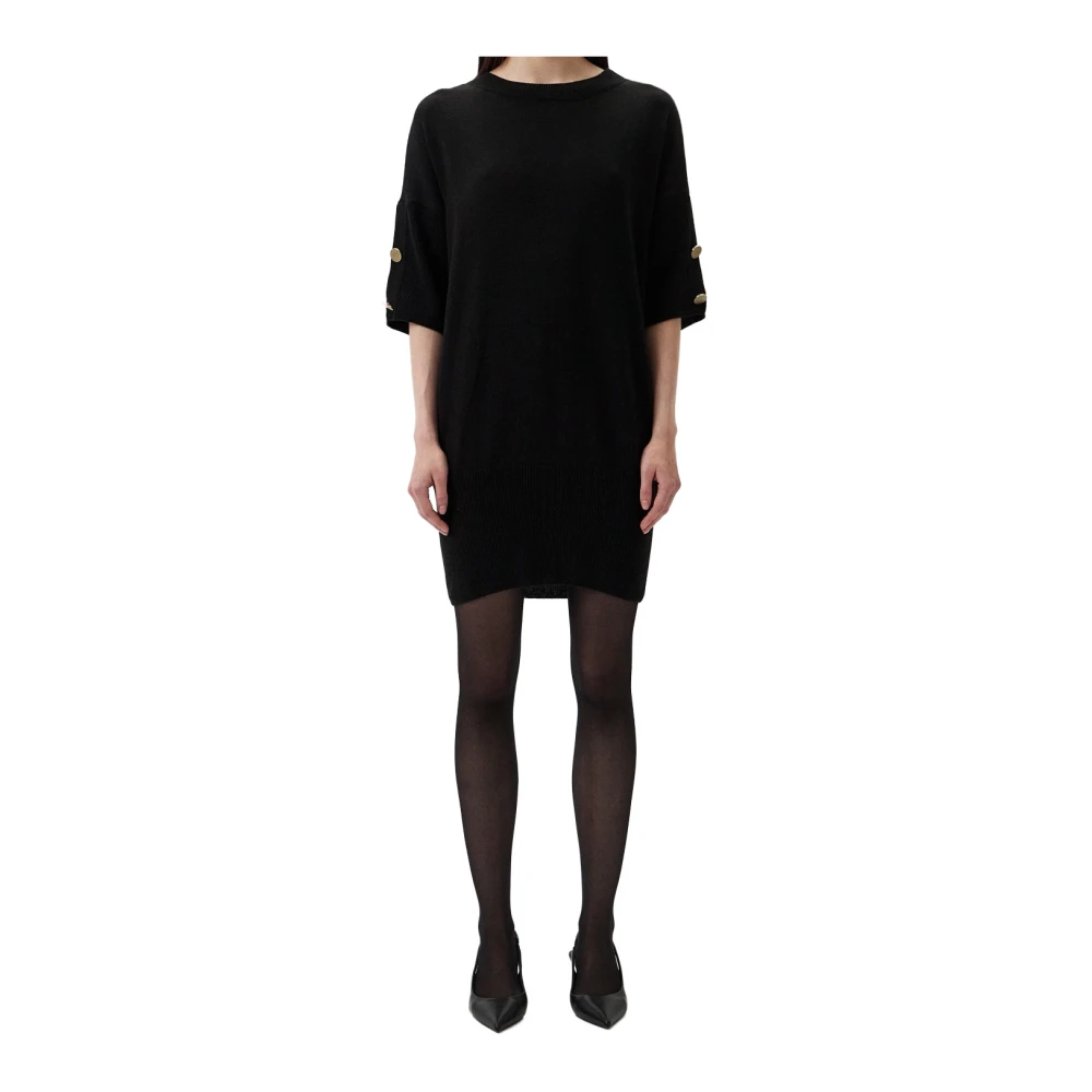 Armani Exchange Mujer Negro Vestidos, Talla: M