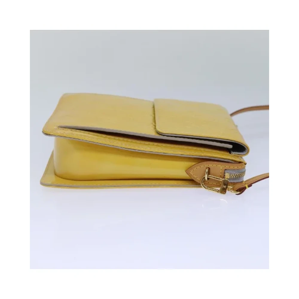 Louis Vuitton Vintage Pre-owned Leather louis-vuitton-bags Yellow Dames