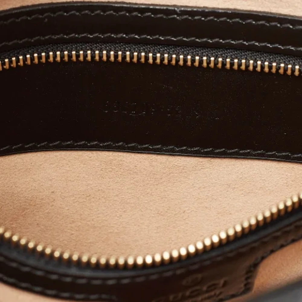 Gucci Vintage Pre-owned Leather handbags Black Dames