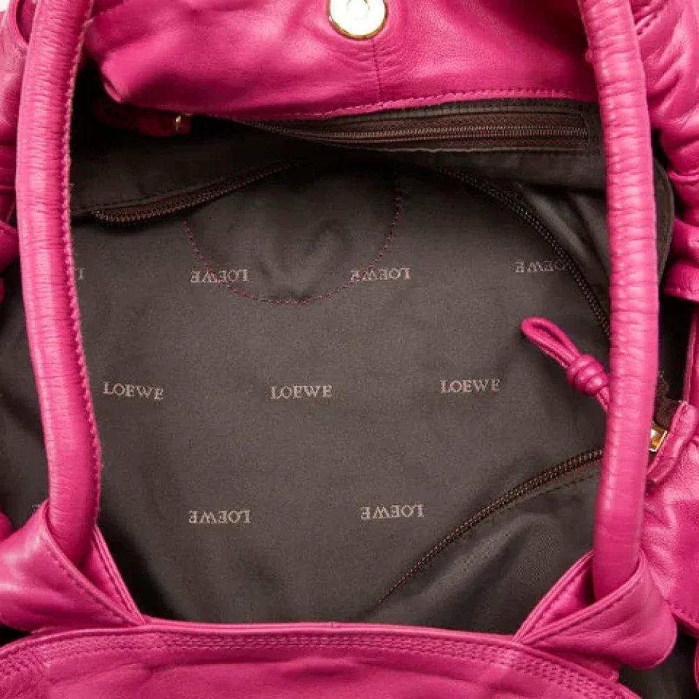 Loewe Pre-owned Leather handbags Pink Dames