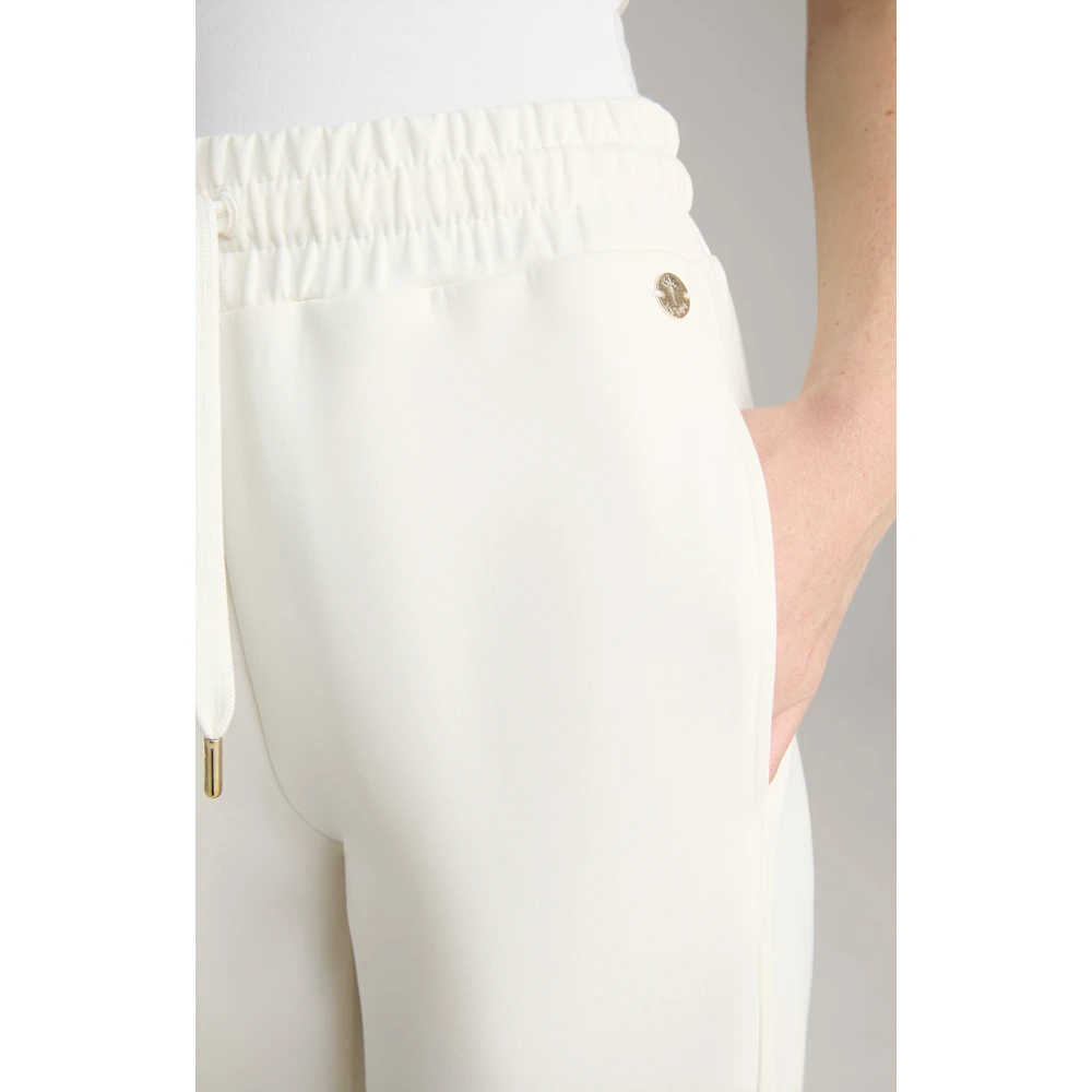 Joop! Sportieve Stijl Elastische Taillebroek White Dames