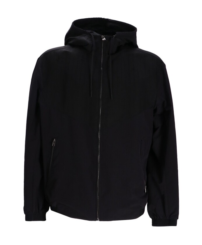 veste-a-capuche-impermeable-noire