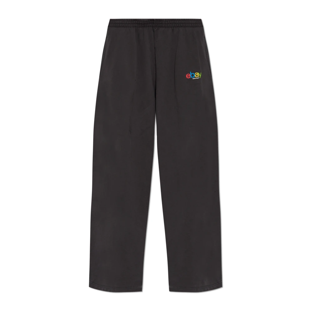 Balenciaga Wijde sweatpants Black Heren