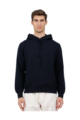Maglia in cotone con cappuccio