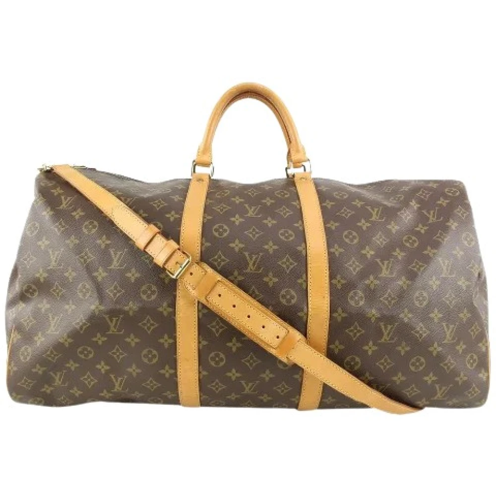 Louis Vuitton Vintage Förhandsägd Monogram Bandouliere Väska Brown, Dam