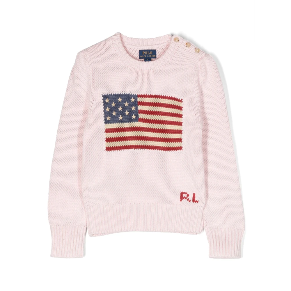 Polo Ralph Lauren Acacia Pink Pullover Sweater Pink Unisex