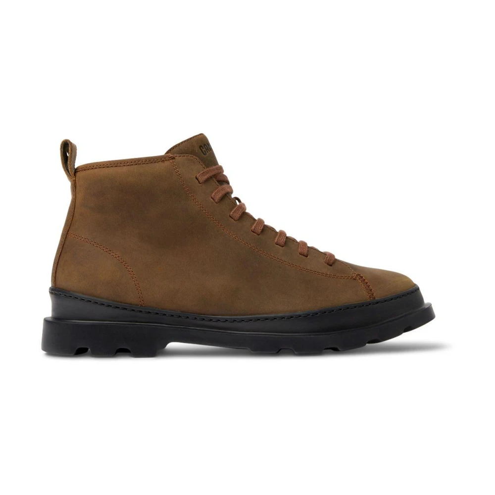 Camper Men's Brown Lace-Up Boots, 9 Uk, Brutus Boot