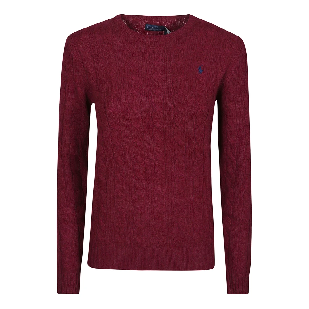 Polo Ralph Lauren Women's Red Julianna Knit Sweater