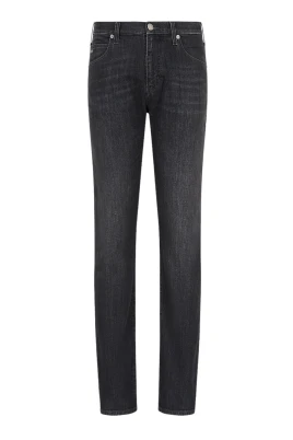 Melange twill komfort denim jeans