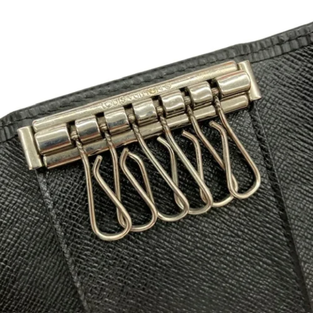 Louis Vuitton Vintage Pre-owned Leather key-holders Black Unisex