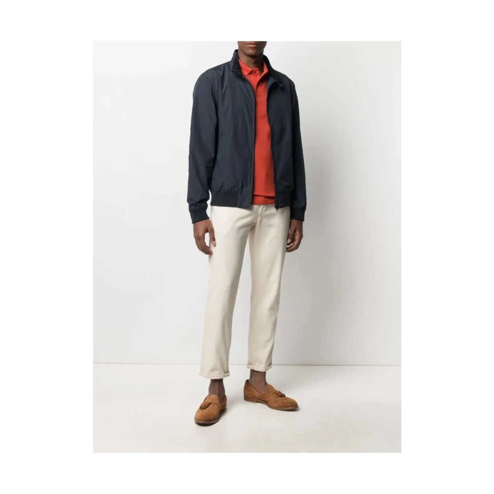 Barbour Geborduurd Logo Rits Outerwear Black Heren