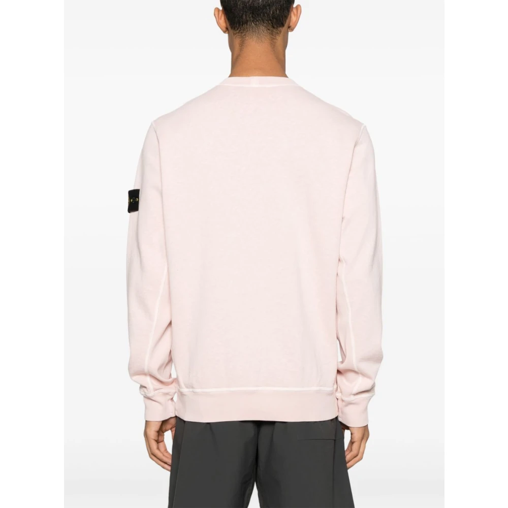 Stone Island Roze Sweater Stijlvol Comfort Mode Pink Heren