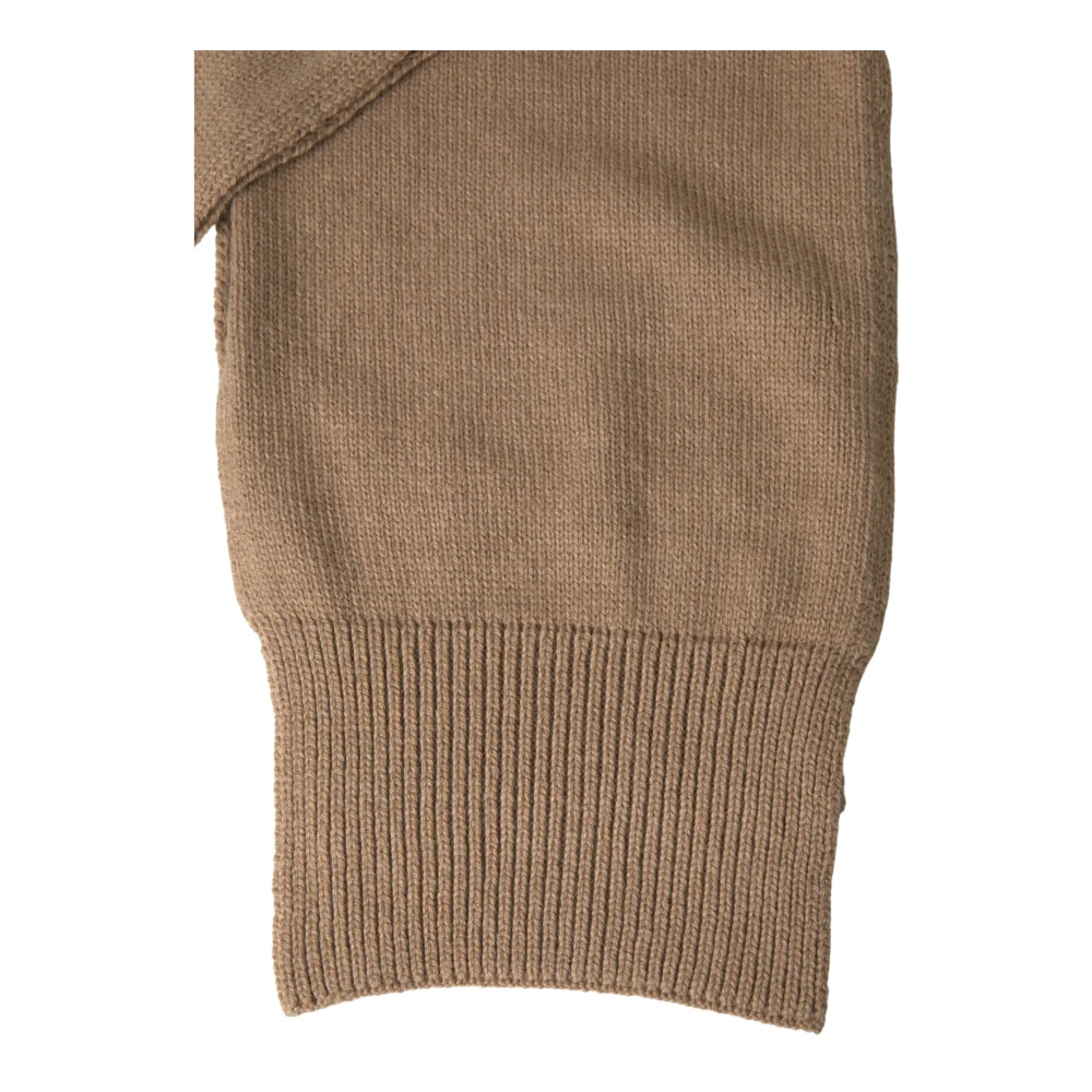 Dolce & Gabbana Luxe Kamelen Wrap Shawl Foulard Sjaal Brown Dames