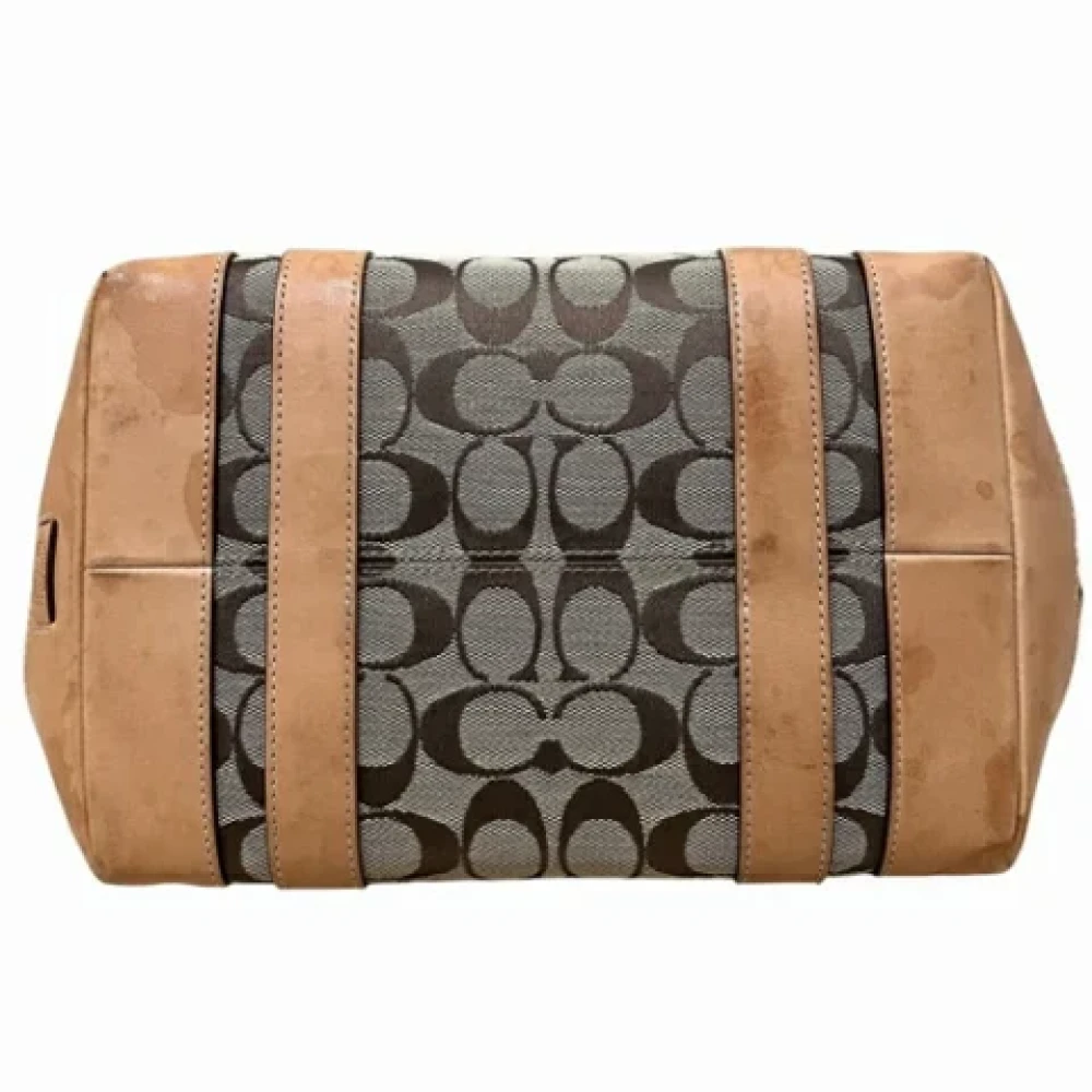 Coach Pre-owned Canvas shoulder-bags Beige Dames