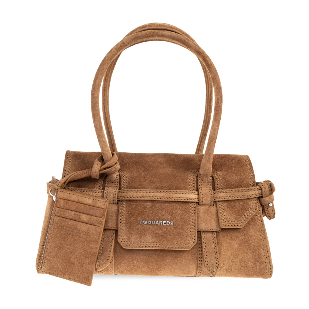 Dsquared2 Women's Brown Handbags, One Size, Twin Shopper Bag