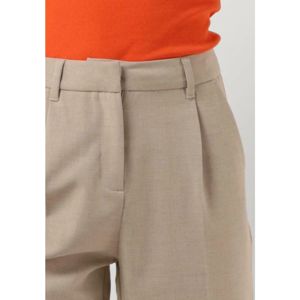 moss copenhagen Witte Shorts Michelle Stijl Beige Dames
