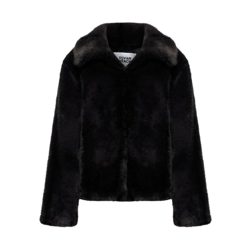 Silvian Heach Donna Marrone - Faux Fur Shearling Giacche - Jackets - L