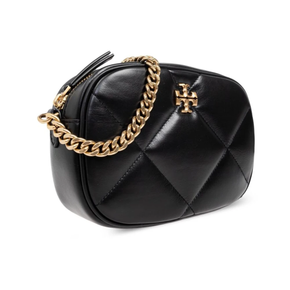 TORY BURCH Gewatteerde Zwarte Ketting Schoudertas Black Dames