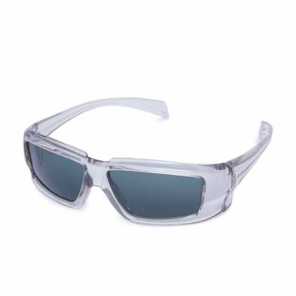 Rick Owens Unisex Silver Transparent Sunglasses