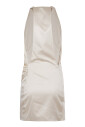 robe-blanche-en-polyester-avec-capuche