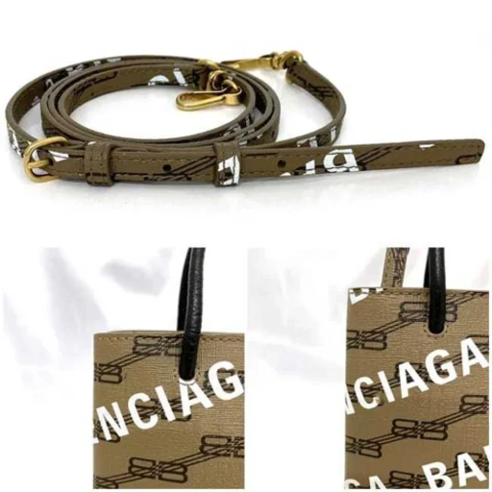 Balenciaga Vintage Pre-owned Fabric balenciaga-bags Brown Dames