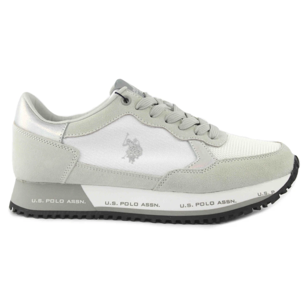 U.s. Polo Assn. Witte Sneakers Dames Schoenen