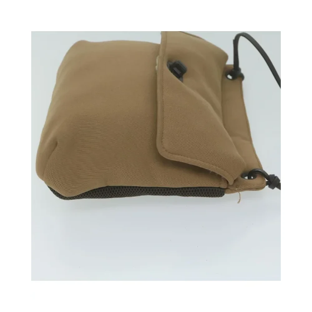 Miu Pre-owned Cotton shoulder-bags Brown Dames
