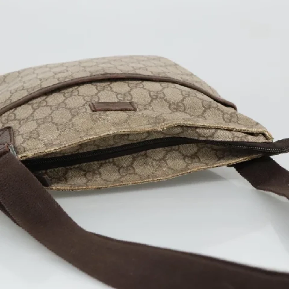 Gucci Vintage Pre-owned Canvas gucci-bags Beige Dames
