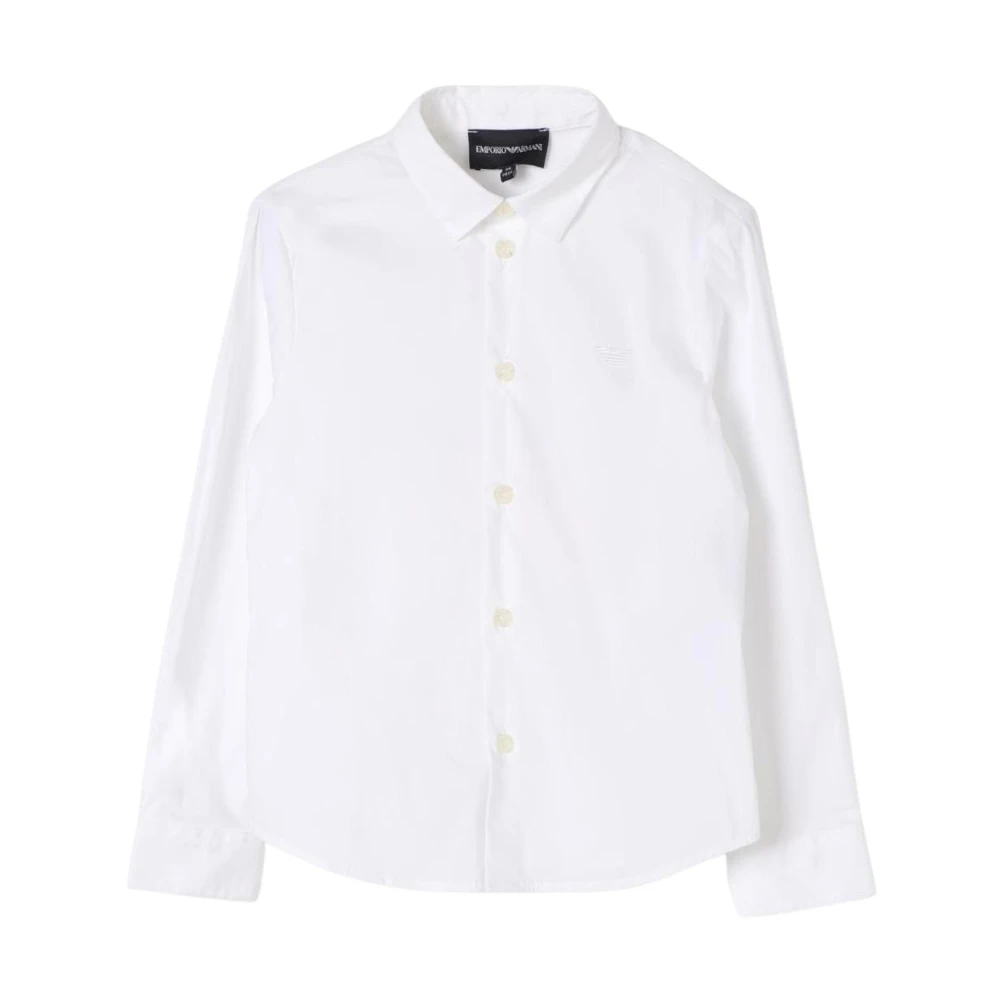 Emporio Armani Boys White Kids Dress Shirt Stylish