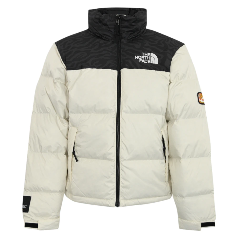 The North Face Gewatteerde capuchonjas White Heren