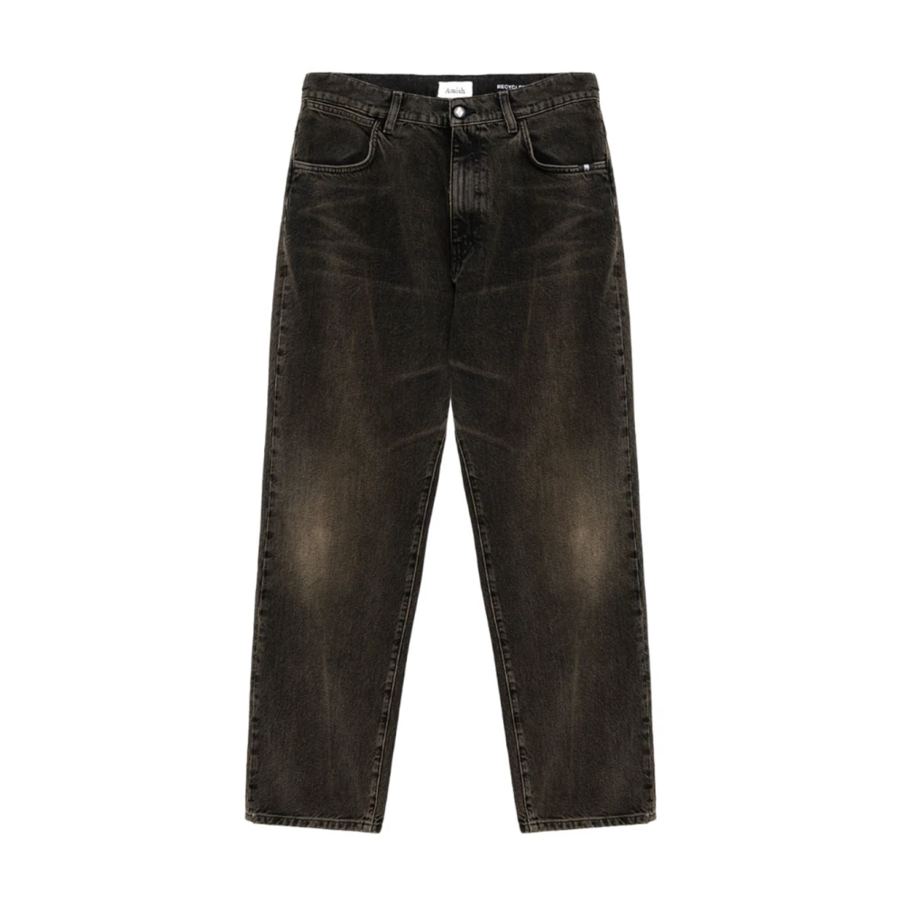 Amish Denim Jeans voor Mannen en Vrouwen Black Heren