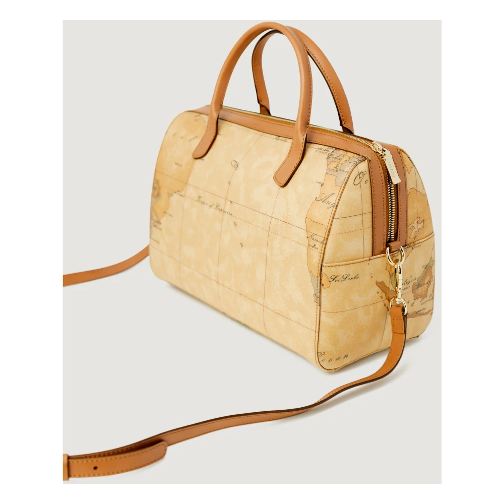 Alviero Martini 1a Classe Beige Leren Handtas Herfst Winter Collectie Beige Dames