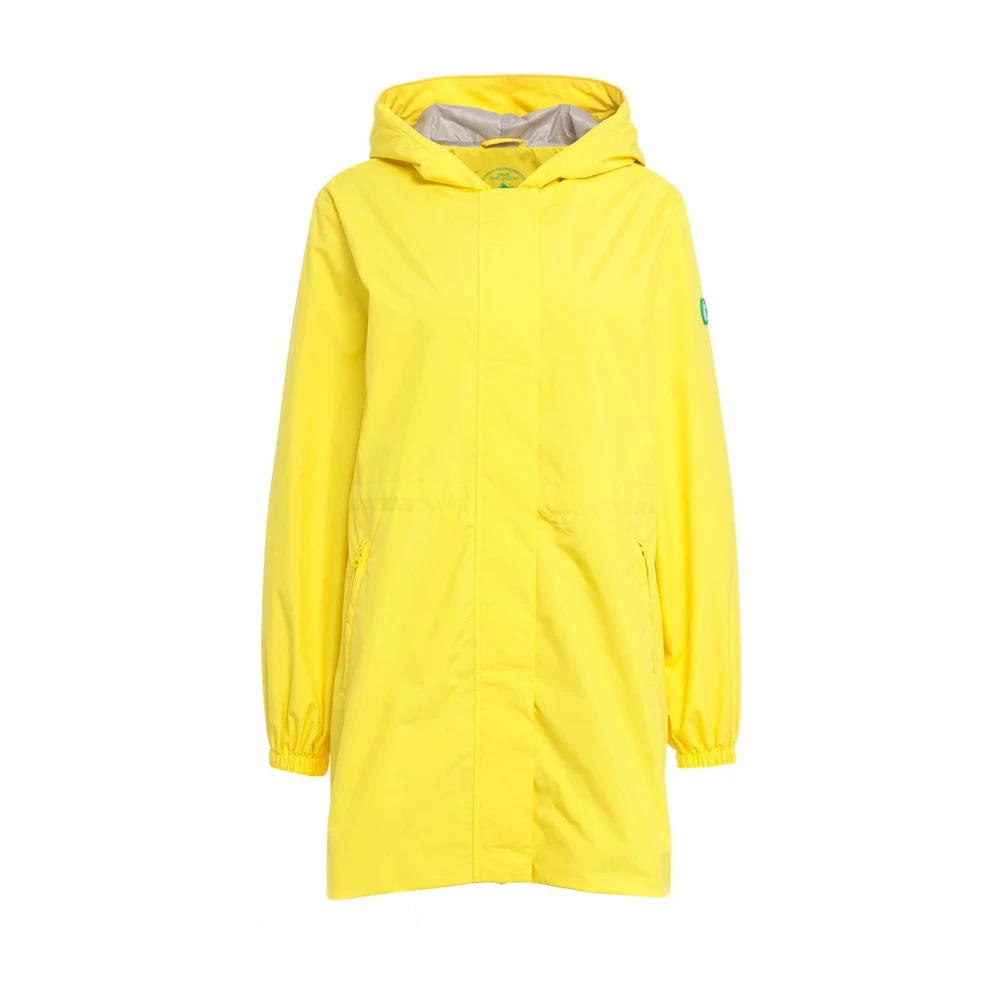 Save The Duck Women's Yellow Rain Jackets, Xs, Rain Jacket