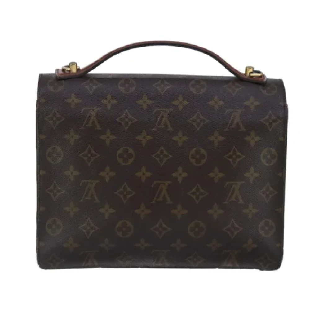 Louis Vuitton Vintage Pre-owned Canvas handbags Brown Dames